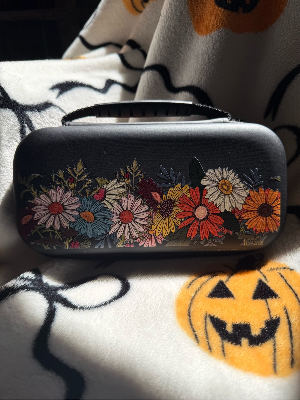 Floral Print Hard-Case for Nintendo Switch LITE